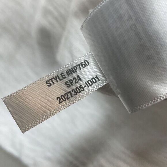 MADEWELL Tee Women Small Dolman-Sleeve White Slub Cotton Crewneck T-Shirt NP760 - Picture 14 of 14